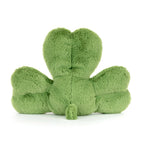 Nærbilde av kosedyr kløver Amuseables Siofra Shamrock 12 cm