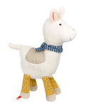 Kosedyr lama Patchwork Sweety i plysj forfra