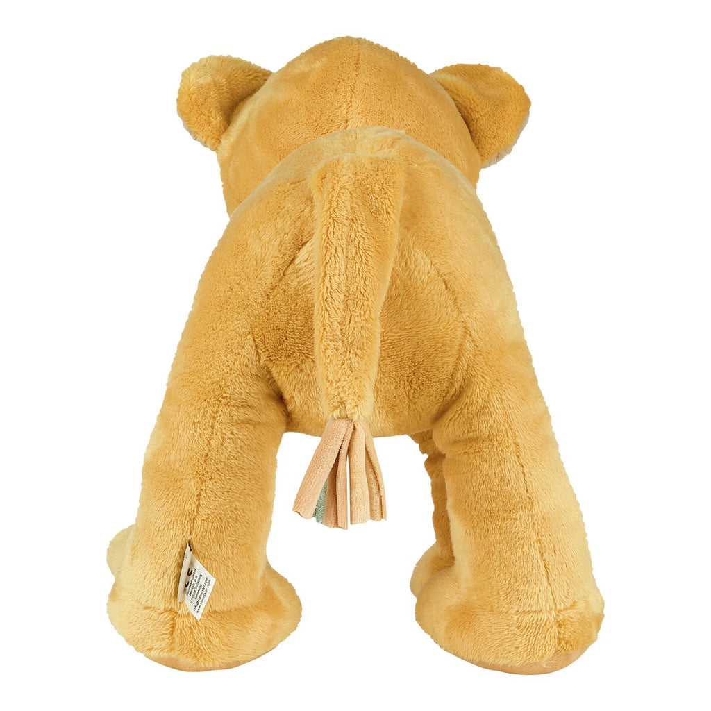 Kosedyr løve Leo 39 cm med musselinskjerf polyesterfyll