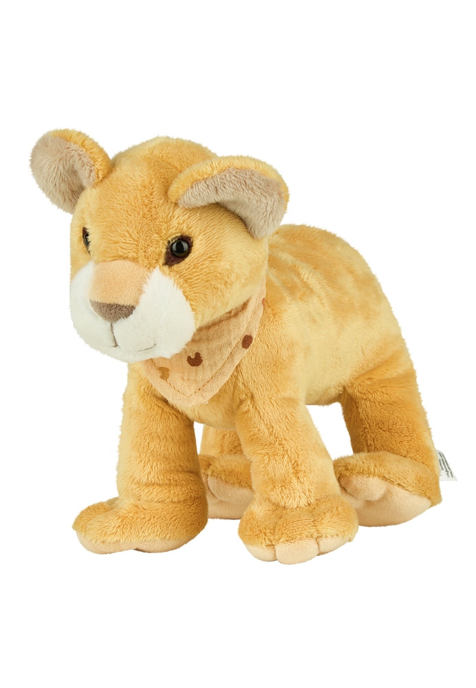Kosedyr løve Leo L med rangle 25 cm - Sterntaler forfra
