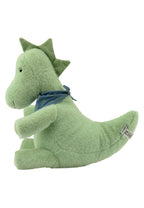 Nærbilde av Kosedyr M Dino Rexi med rangle