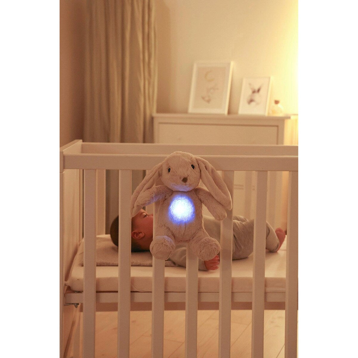 Kosedyr med nattlys LoveLight Buddies, USB-C - Cloud B
