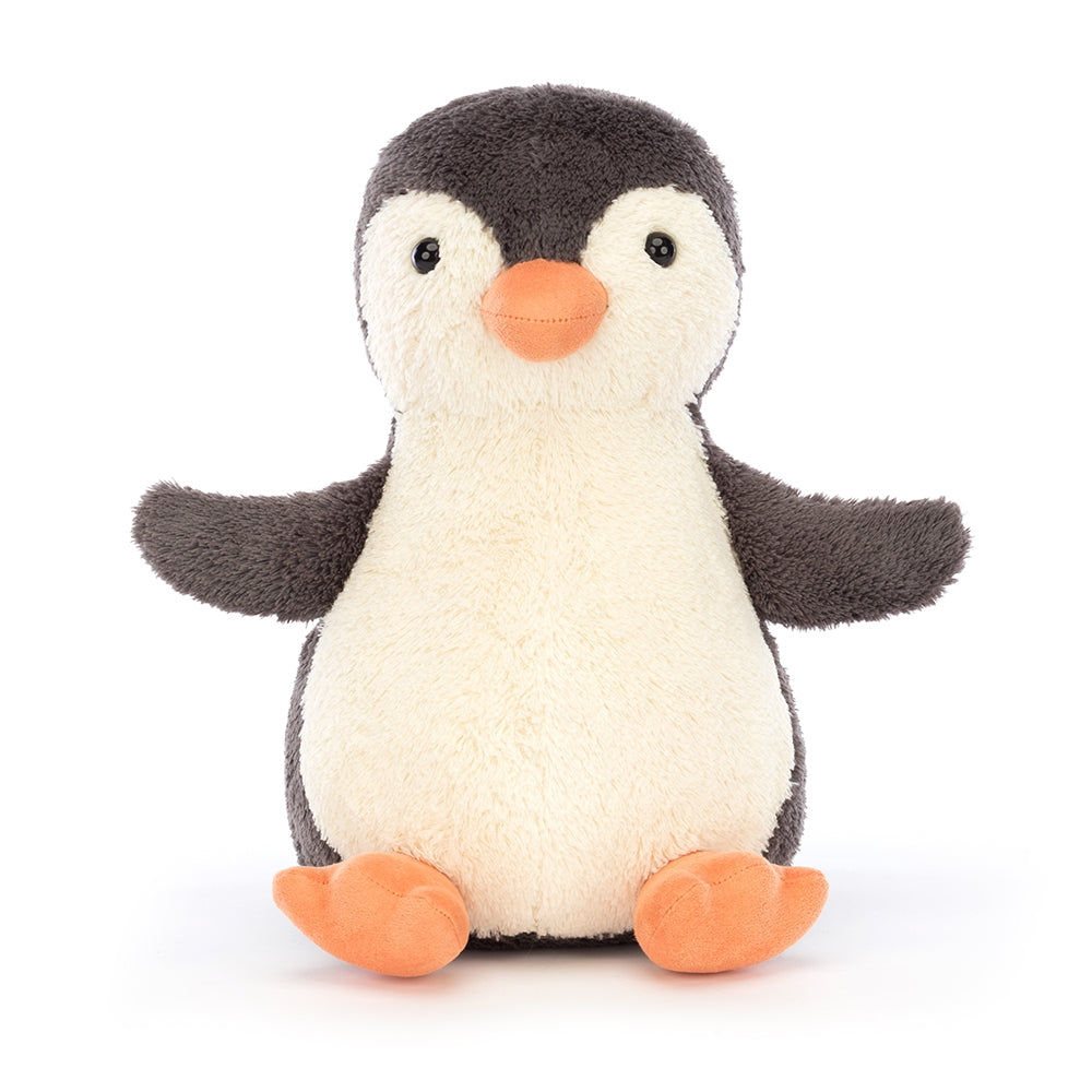 Nærbilde av kosedyr pingvin Peanut Penguin medium 24 cm