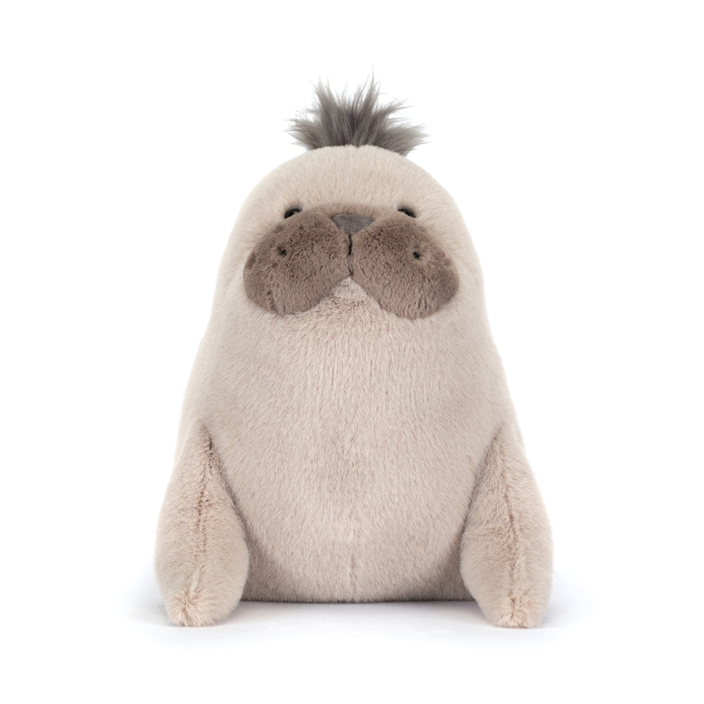 Nærbilde av Kosedyr Roarwell sjøløve Jellycat