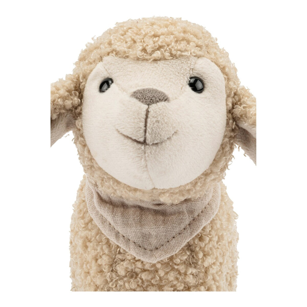 Kosedyr sau Flocke med rangle 20 cm bouclé montert