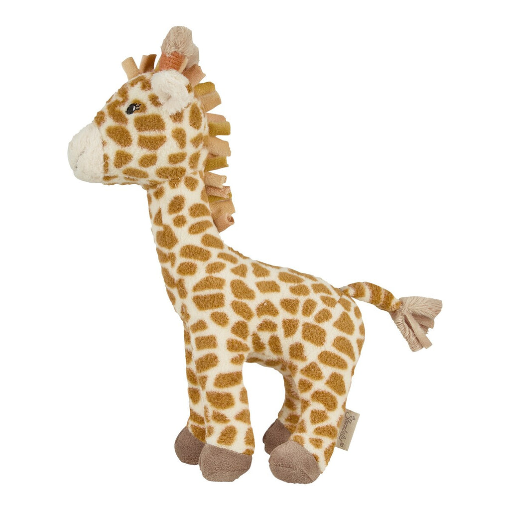 Kosedyr sjiraff Kaya 26 cm med rangle bakside