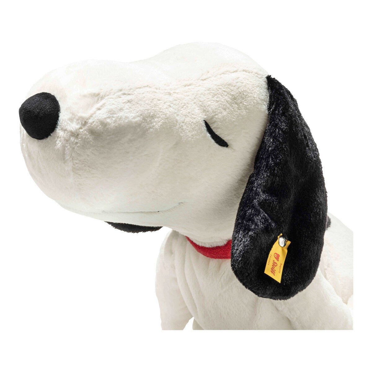 Kosedyr Snoopy 43 cm liggende montert og klar til lek