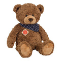 Kosedyr teddybjørn 48 cm plysj vaskbar fra fødsel forfra