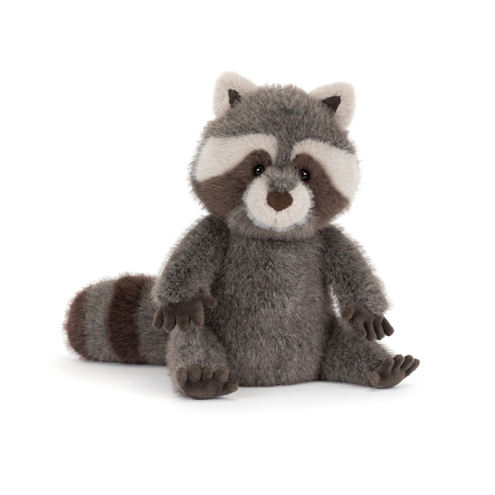 Kosedyr Trixiwoo vaskebjørn Jellycat bakside