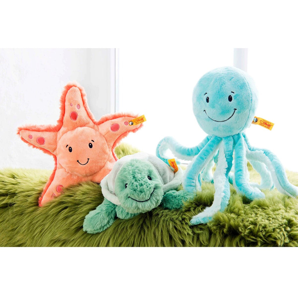 Nærbilde av Kosedyr Tuggy skilpadde Soft Cuddly Friends 27 cm