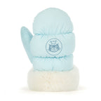 Kosedyr vott Amuseables Mitten 22 cm - Jellycat detalj av øye