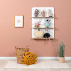 Montert Kosedyrhylle Wall of Friends tre 58x80 cm med kosedyr