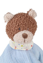 Koseklut bjørn Bob S isblå med rangle bakside