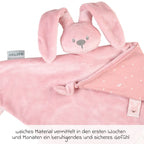 Koseklut Glow in the dark 65 x 40 cm kanin Lapidou Old Pink bakside med lys