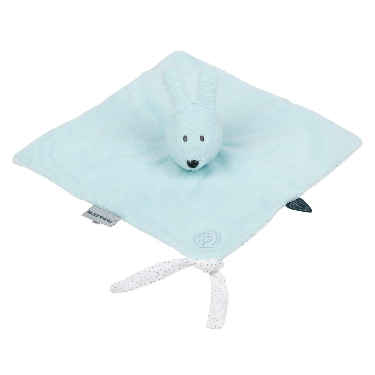 Koseklut kanin med smokkefeste 27 cm Susie & Bonnie - Nattou forfra