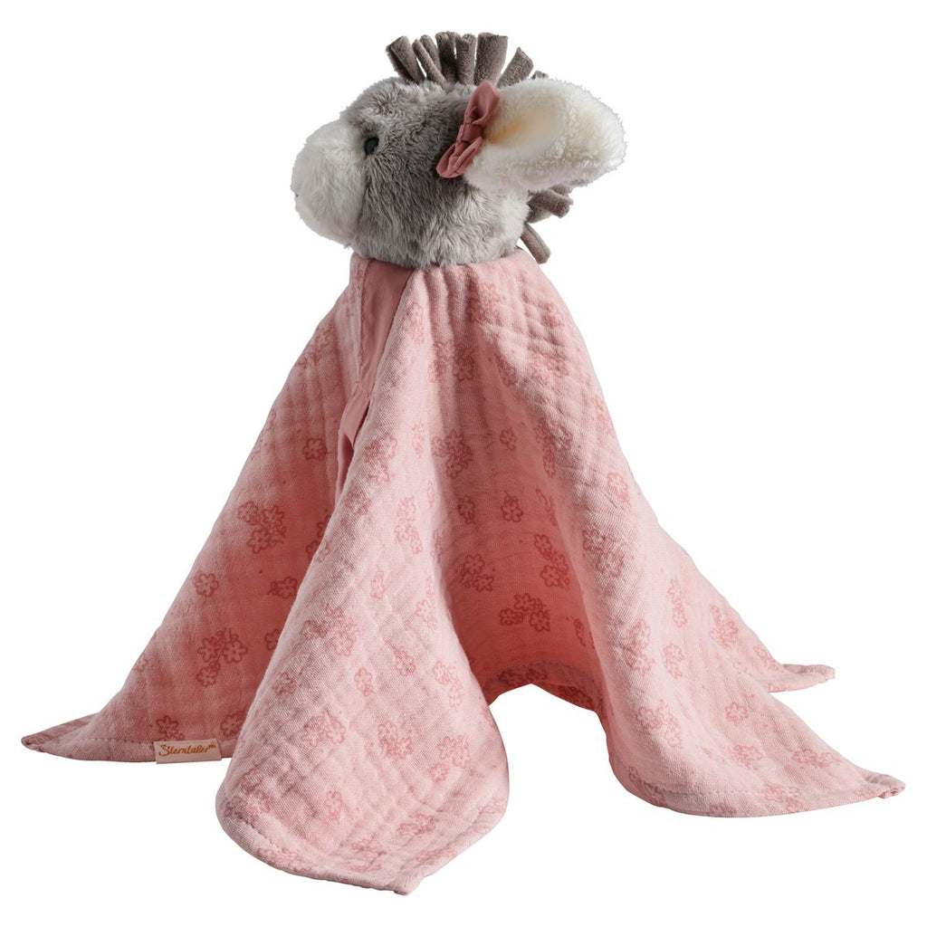 Koseklut med bitering 34 cm i musselin Sterntaler Emmi Girl bakside