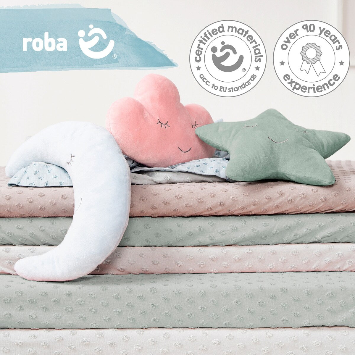 Detalj av Kosepute stjerneform frosty green - roba
