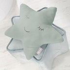 Kosepute stjerneform frosty green - roba montert i barnerom