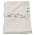 Koseteppe bomull 75 x 100 cm Knots offwhite Meyco forfra