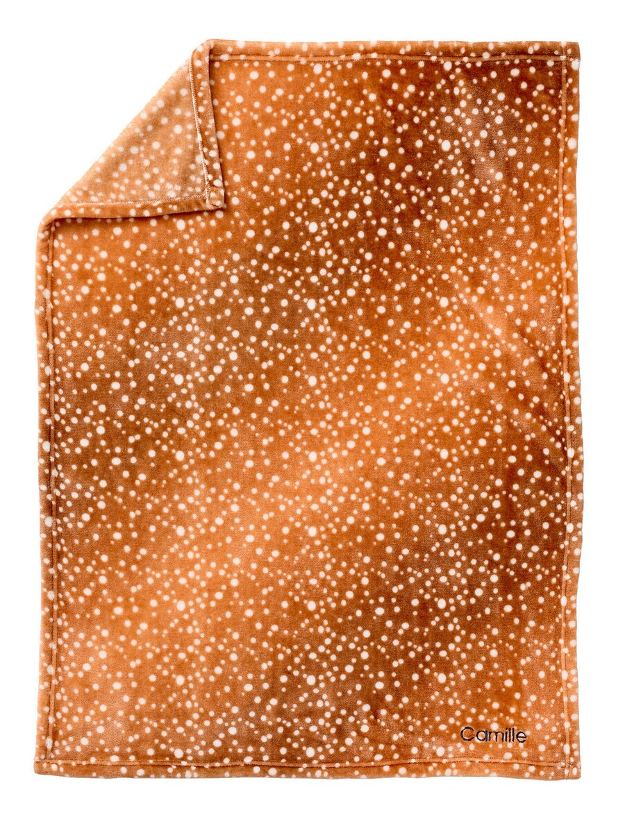 Koseteppe for barn i fleece montert i barnevogn