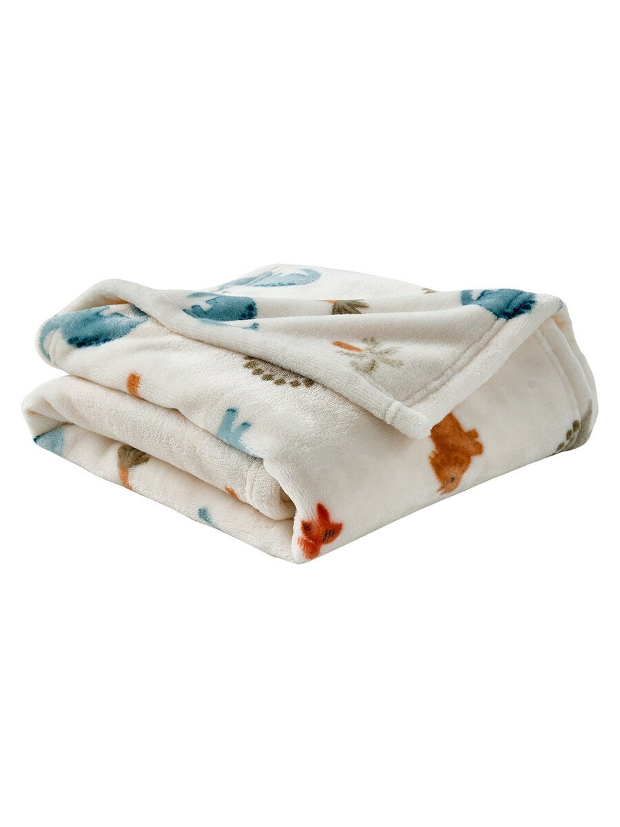 Koseteppe for barn i fleece 75x100 bakside