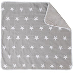 Koseteppe Little Stars stjernequilting 80x80 cm forfra