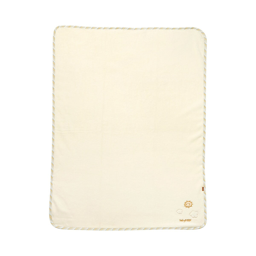 Bakside av Koseteppe sau Baby Love 100 x 75 cm med gripering