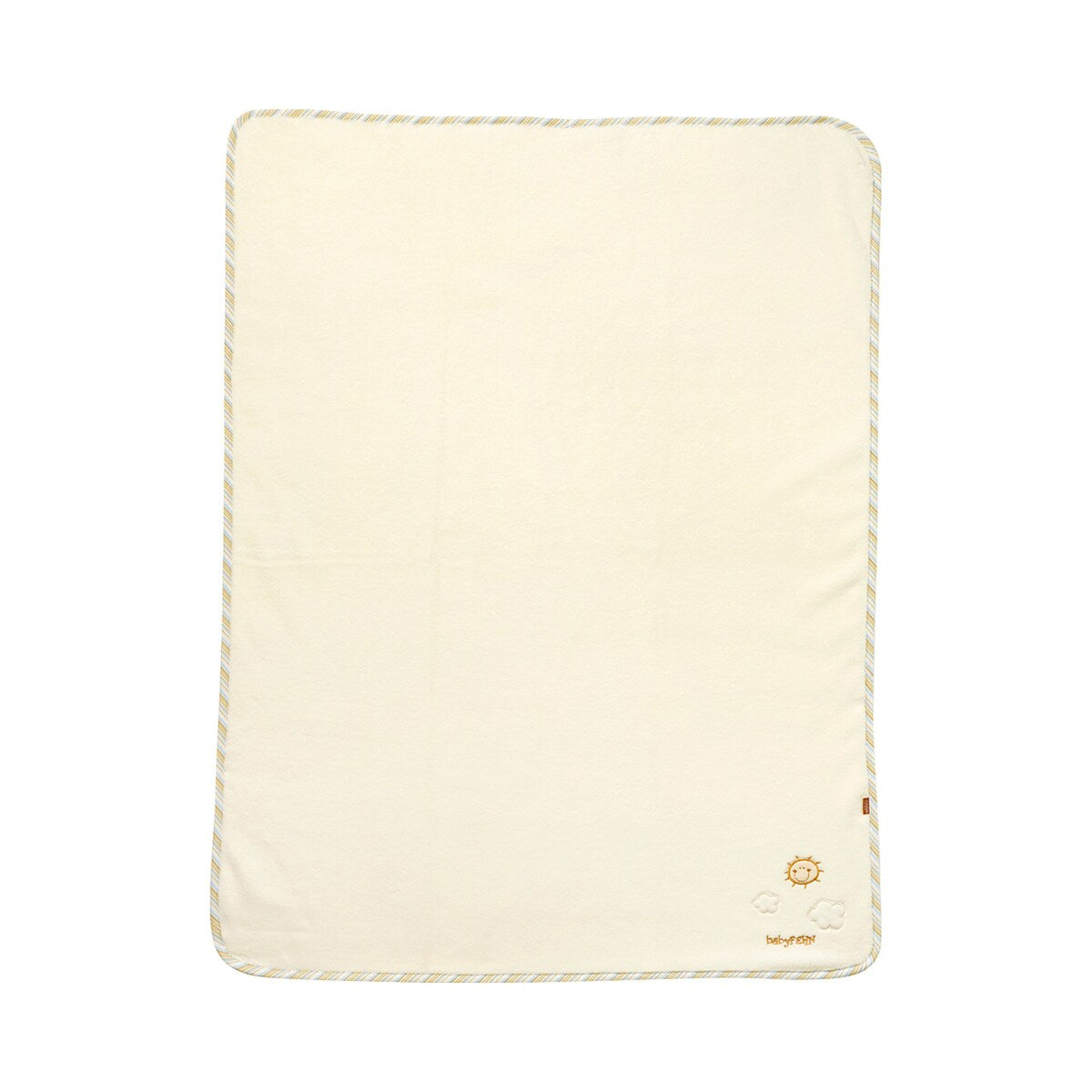 Bakside av Koseteppe sau Baby Love 100 x 75 cm med gripering