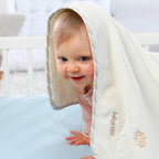 Koseteppe sau Baby Love 100 x 75 cm med gripering og saugrepet