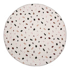 Krablematte XXL quiltet Ø150 cm med gummiknotter bakside med gummiknotter