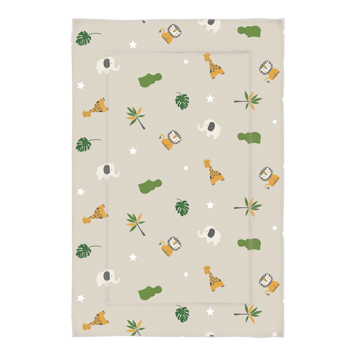 Krableteppe 100x155 cm, vendbart, bomull bakside