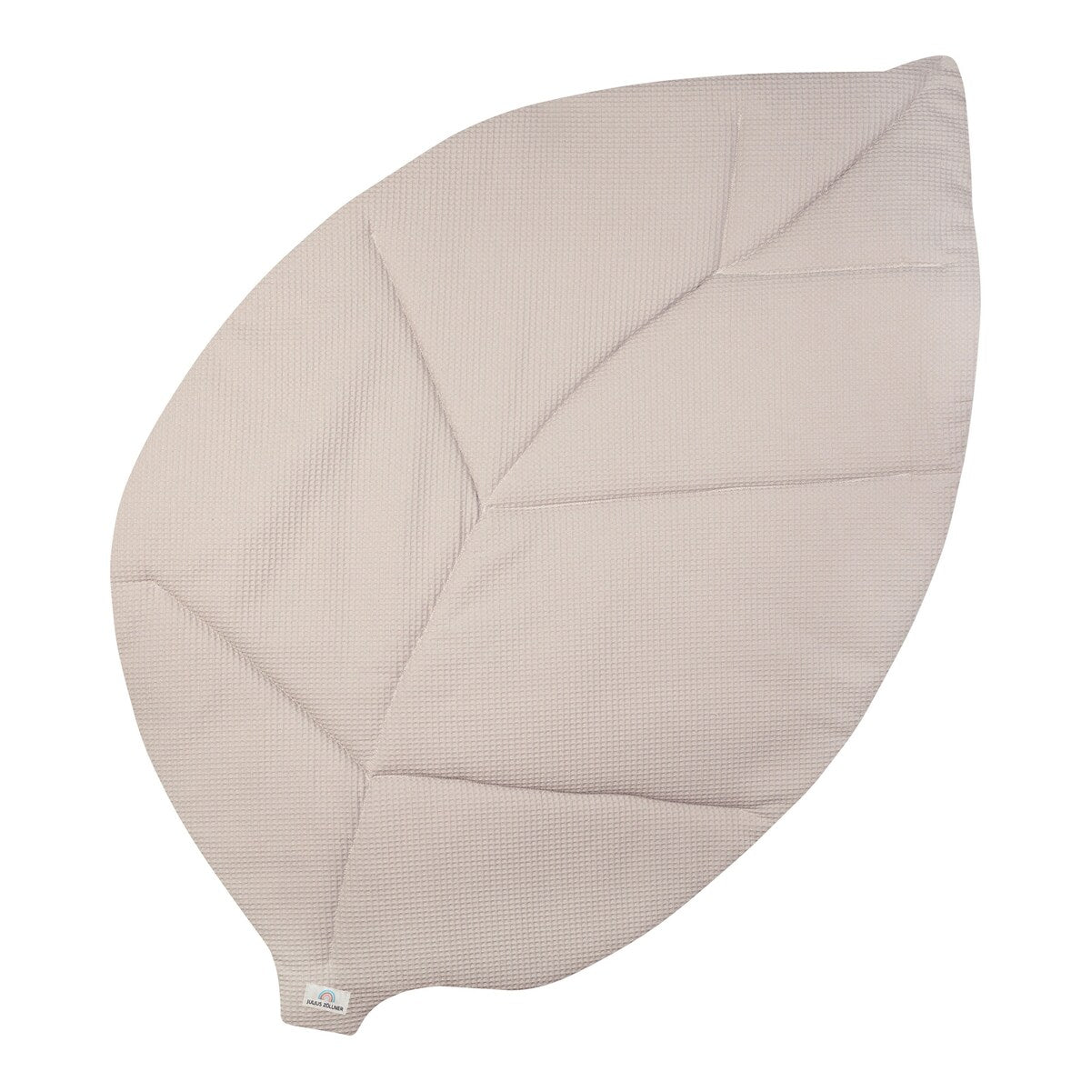 Krableteppe bladform Nordic vaffelpiqué 110x170 cm forfra