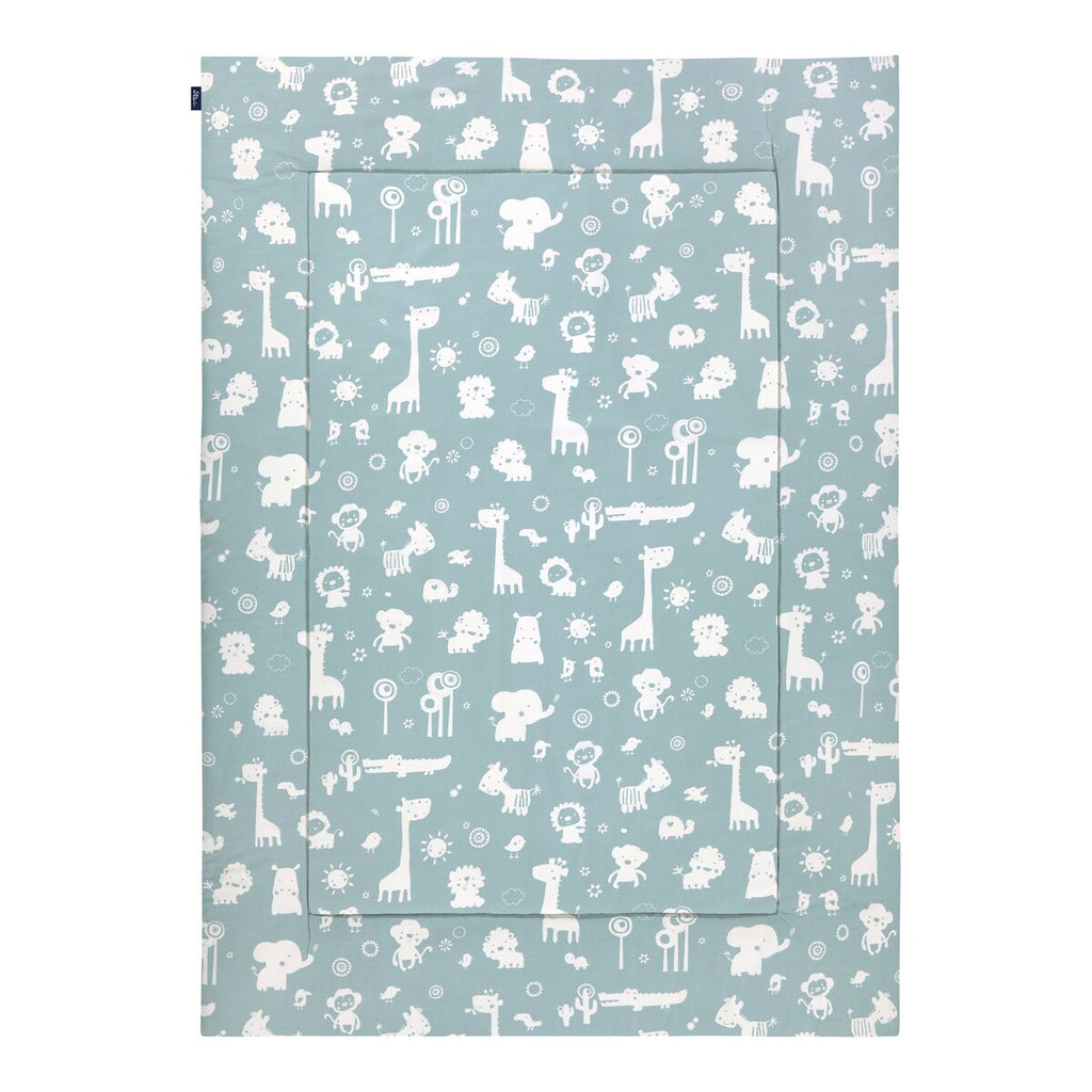 Oversikt over Krableteppe i bomull 100x135 cm med polstring i rom
