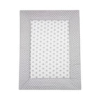 Krableteppe i bomull 100x135 cm med polstring forside