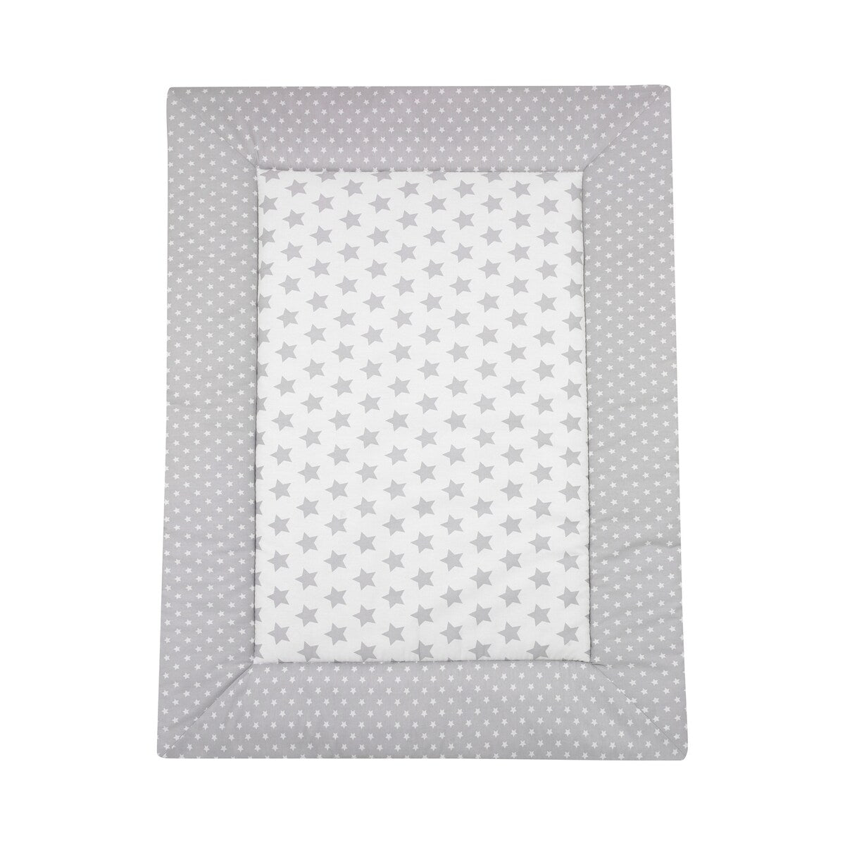 Krableteppe i bomull 100x135 cm med polstring forside