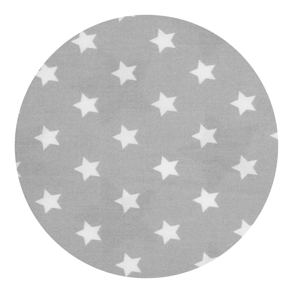 Krableteppe i bomull 100x135 cm med polstring sammenrullet