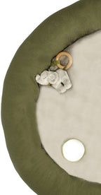 Detalj av FSC-sertifisert bøkering på Krableteppe Eddy rundt diameter 100 cm - Sterntaler