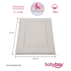 Krableteppe i vaffelpiqué 75x100 cm bomull - babybay