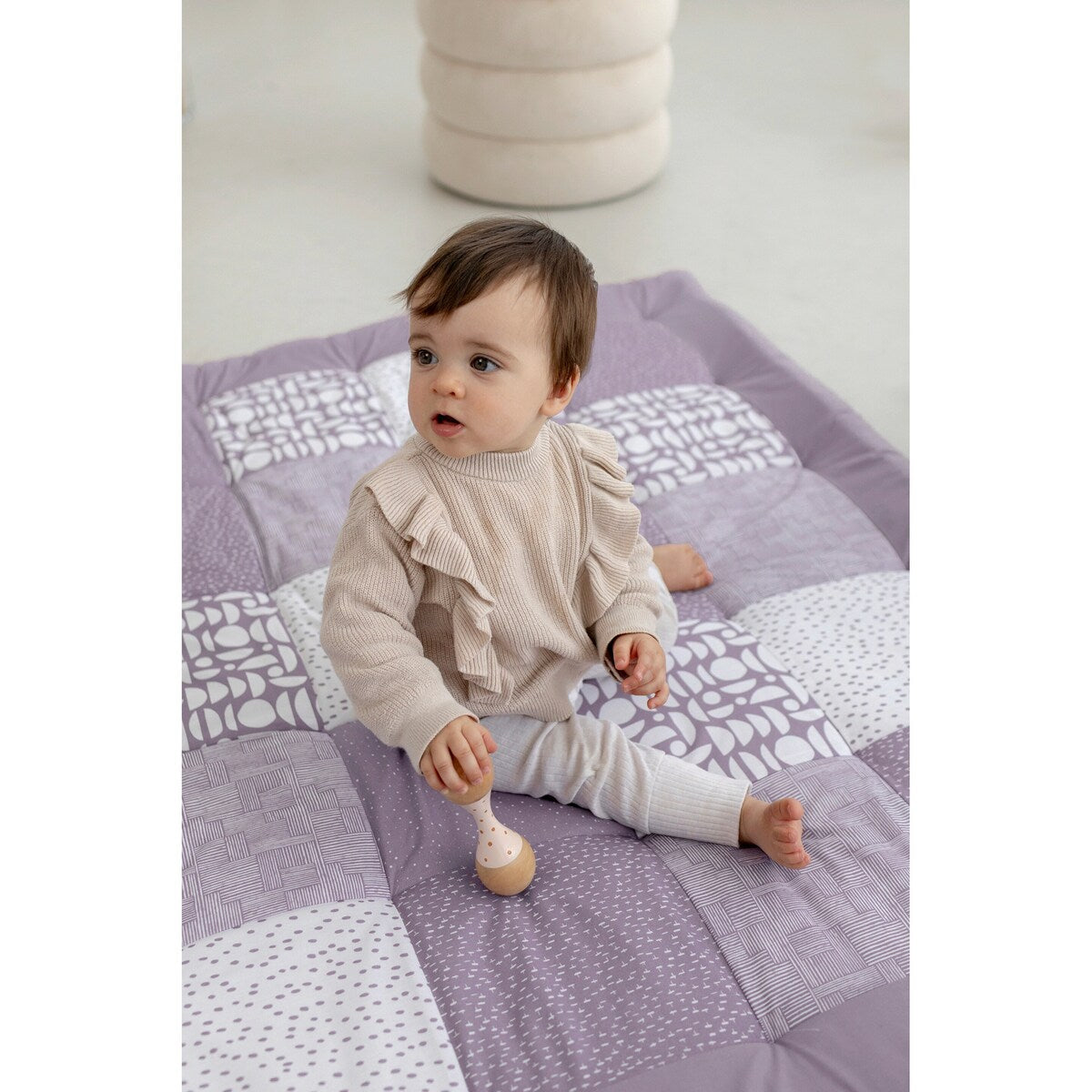 Krableteppe og lekegrindmatte Classics 120x120 cm - Ullenboom