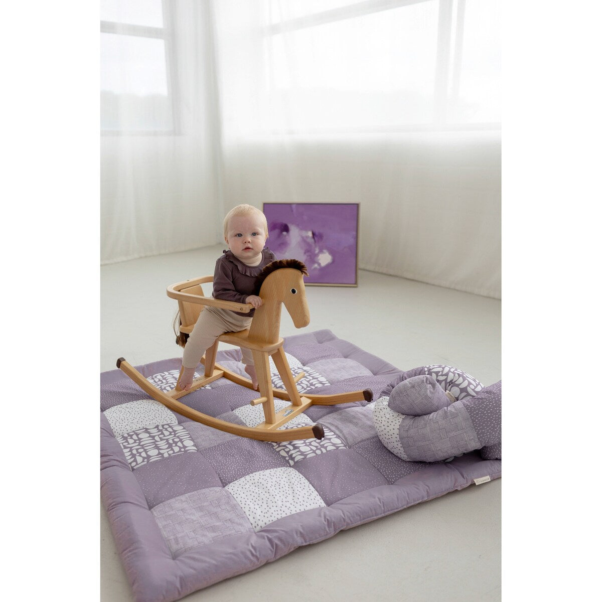 Krableteppe og lekegrindmatte Classics 120x120 cm - Ullenboom