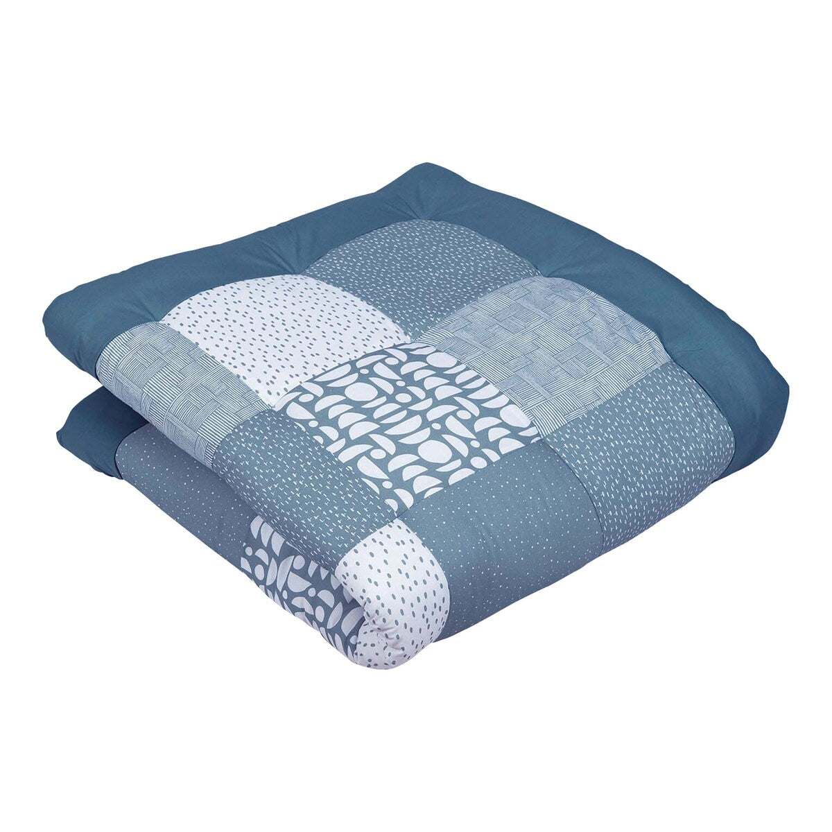 Bakside av Krableteppe og lekegrindmatte Classics 120x120 cm
