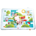Krableteppe Meadow Days 150x100 cm med 8 lekeelementer bakside