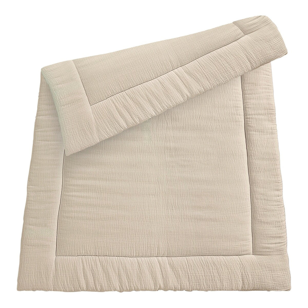 Krableteppe i musselin 155x100 cm bomull polstret forfra