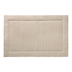 Bakside av krableteppe i musselin 155x100 cm bomull polstret
