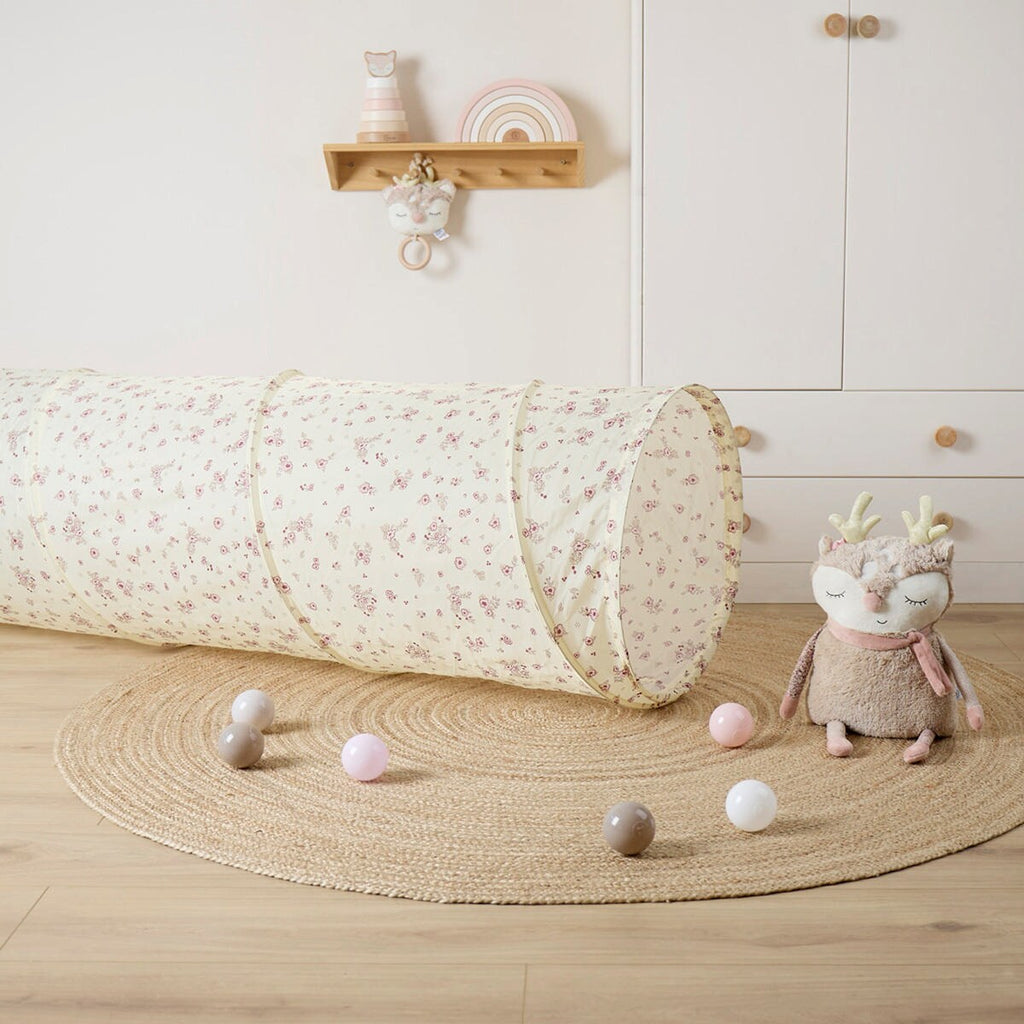 Krabletunnel XXL Vintage Flowers bakside