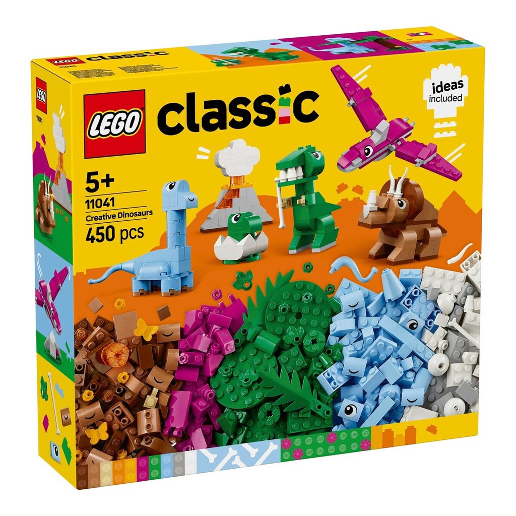 Kreative dinosaurer 11041 450 deler fra 5 år forfra