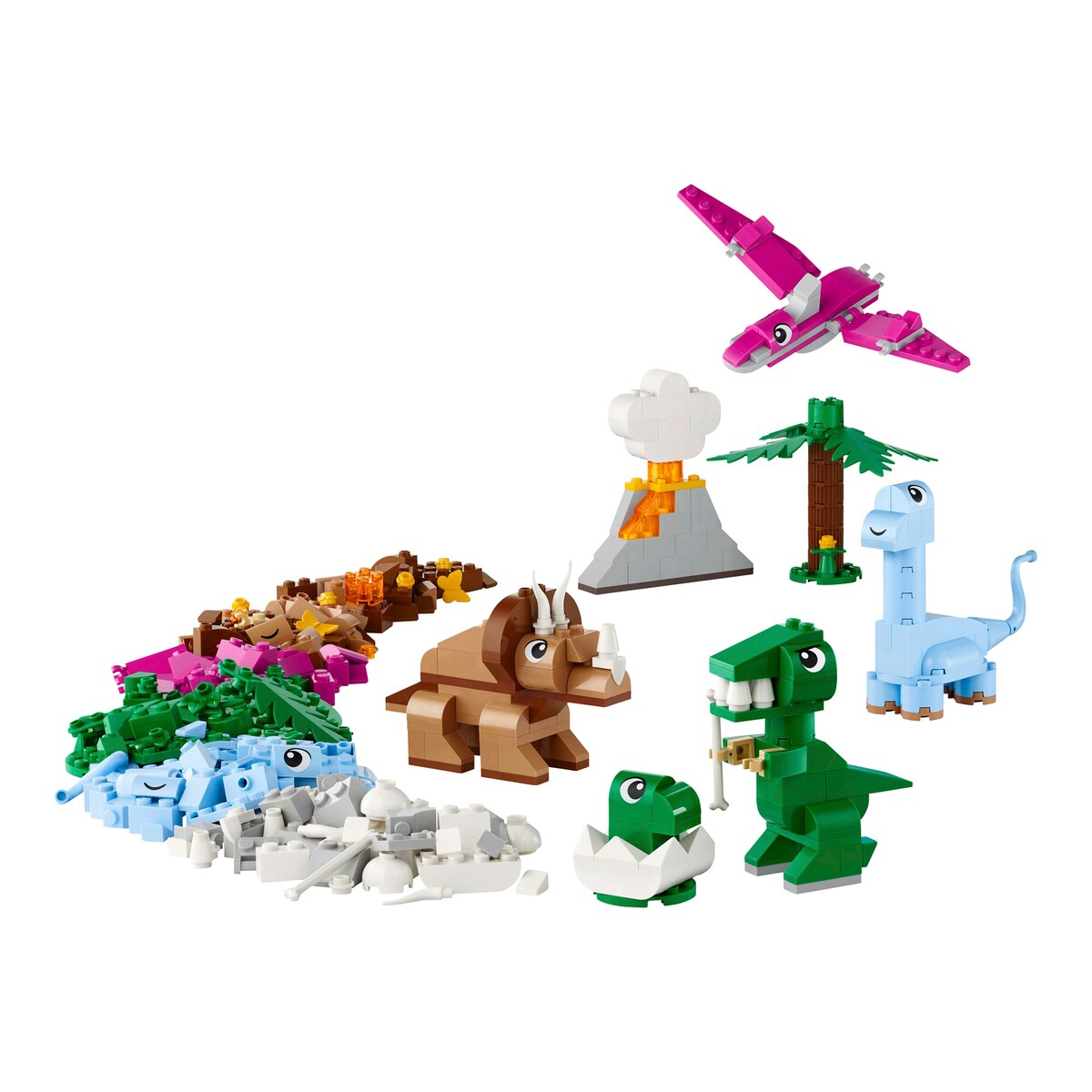 Kreative dinosaurer 11041 450 deler bakside