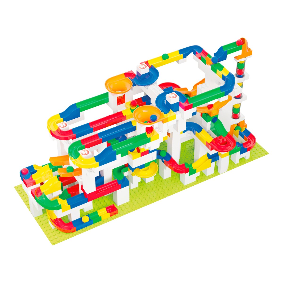 Kulebane byggesett mega 585 deler ABS-plast bakside