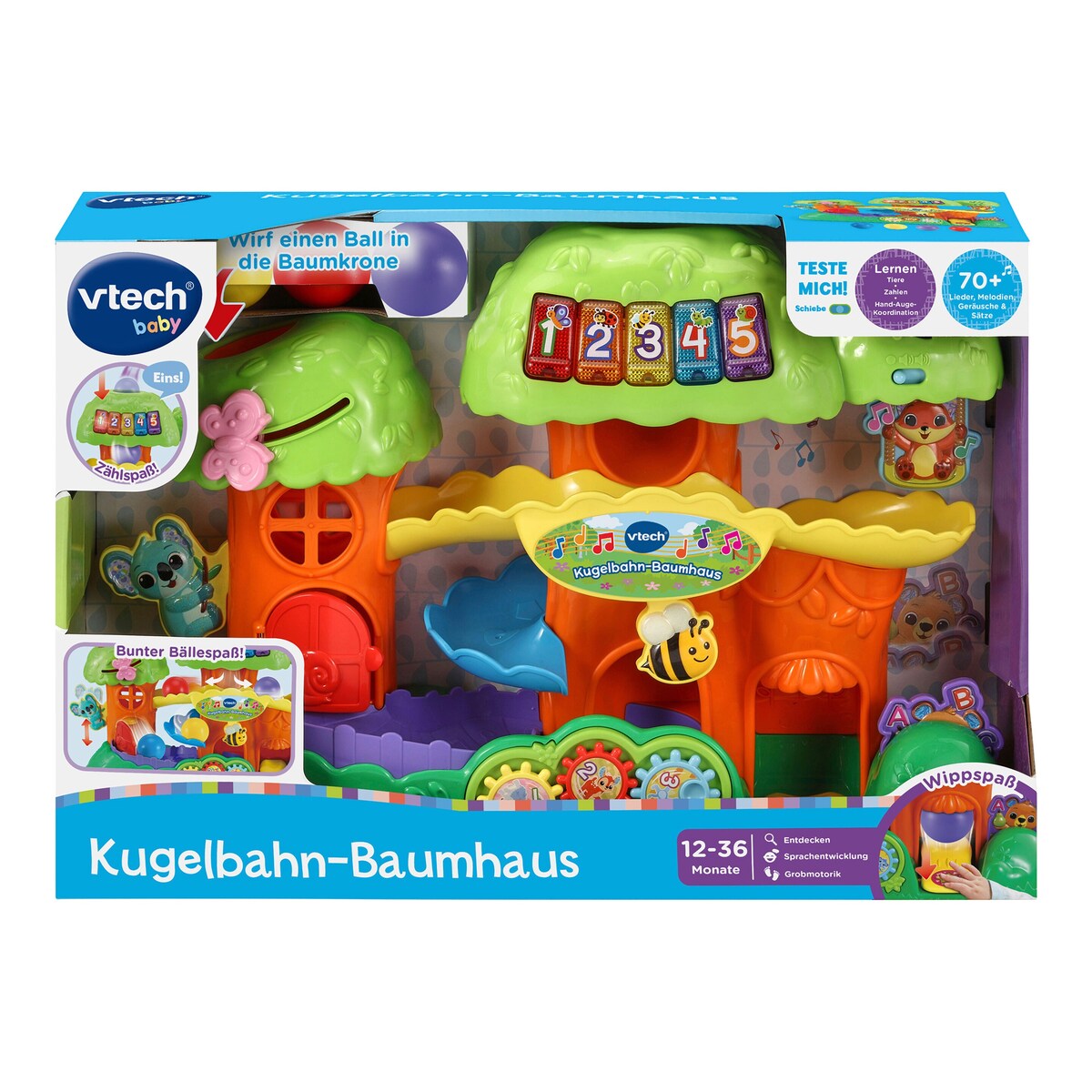 Kulebane trehus med lys, musikk og melodier - Vtech sideprofil