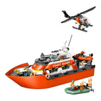 Kystvaktens redningsbåt med helikopter 60504 bakside